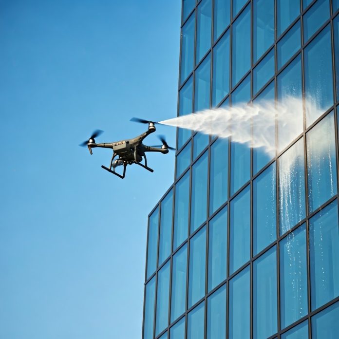 Drone,Power,Washing,Windows