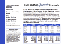 Faraday Future Intelligent Electric Inc. (NASDAQ: FFAI) Emerging Growth Research Flash Report – October 2, 2026